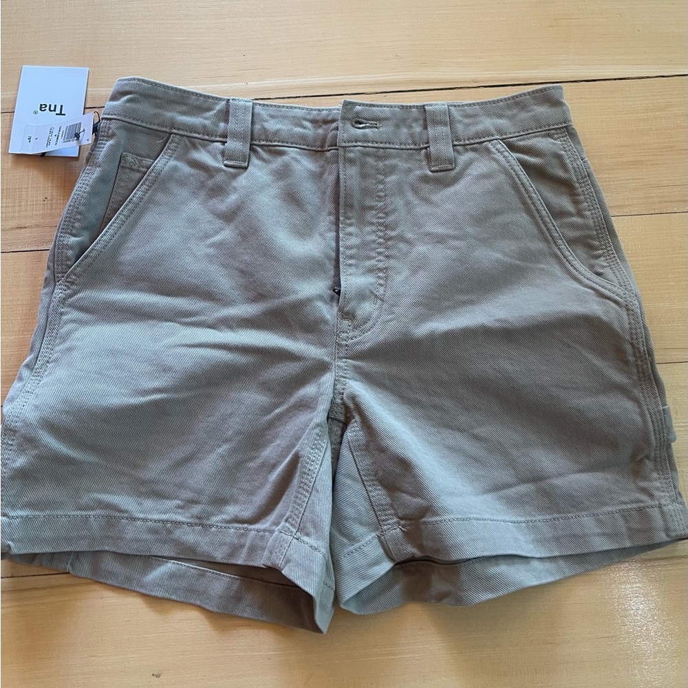 Tna Artizia taupe cargo shorts